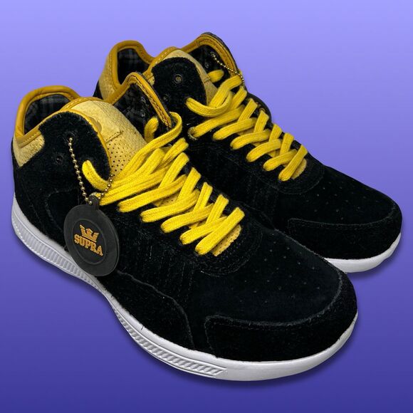2014 Supra Hanon x Owen Limited 50 Mid 'Angels Share’ Whiskey Gold Shoe Mens 8 - Picture 1 of 14
